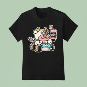 Drew Wise Fast Food Cow T Shirt