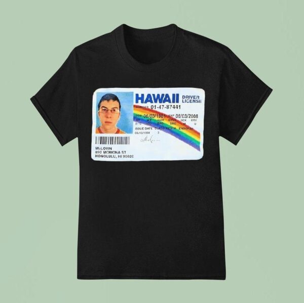 Driver License Mclovin In Superbad T Shirt