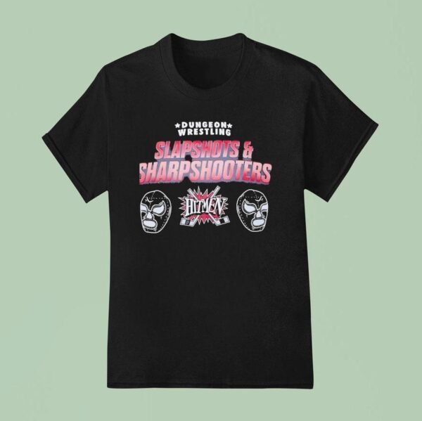 Dungeon Wrestling Slapshots And Sharpshooters Hitmen T Shirt