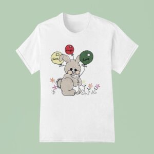 Earl Sweat Live Laugh Love Light Bunny Balloon T Shirt