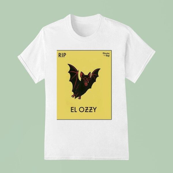 El Ozzy Bat Ozzy Osbourne T Shirt