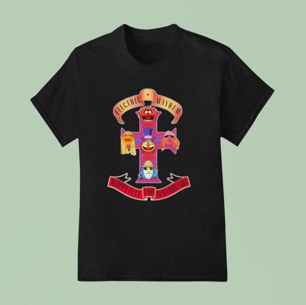 Electric Mayhem Muppetite For Destruction Dr Th Style Guns N Roses T Shirt
