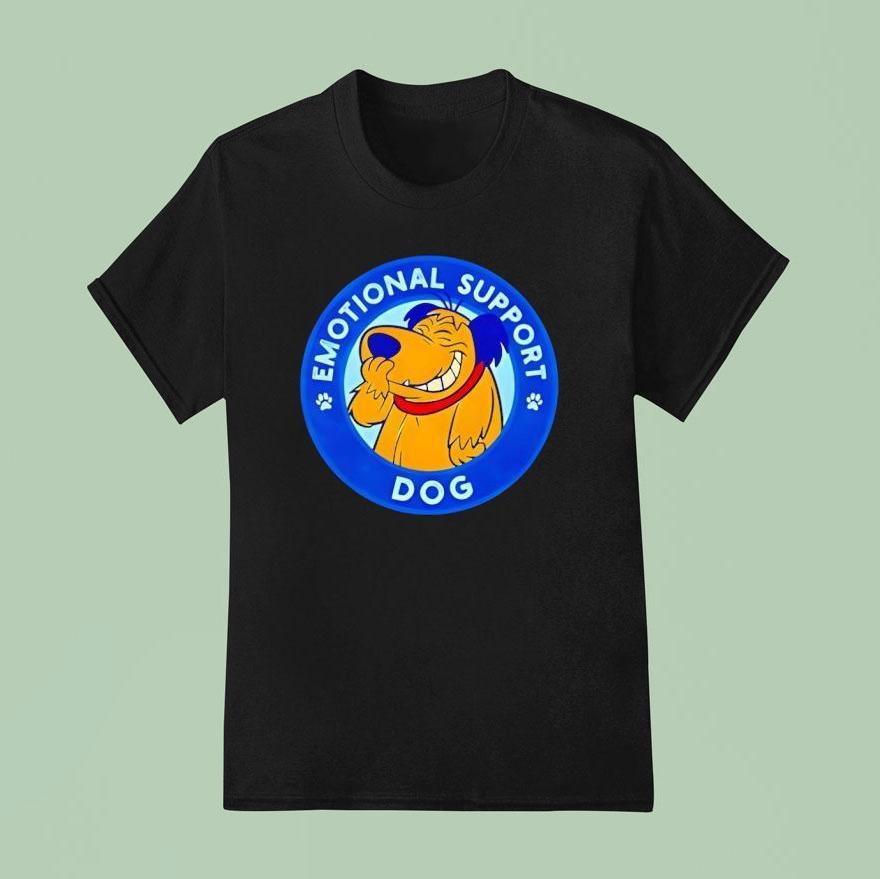 Emotional Support Dog Logo Graphic T Shirt