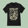 End It Never Looking Forward Always Looking Back Spade Reaper T Shirt