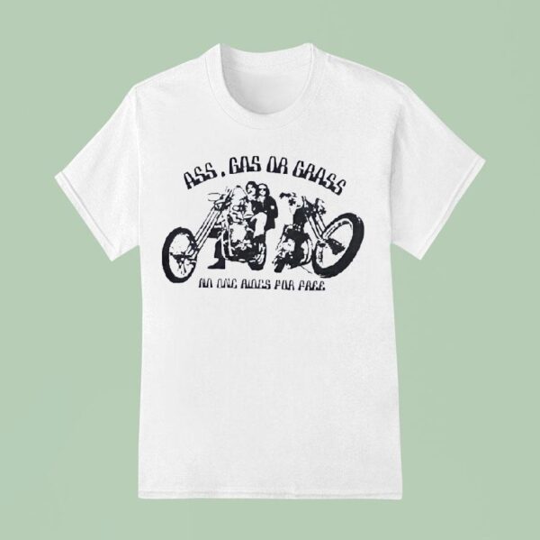 Erik Brunetti And Natas Kaupas Ass Gas Or Grass No One Rides For Free T Shirt