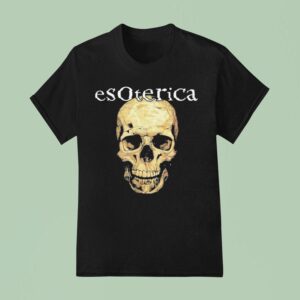 Esoterica Paper Skull T Shirt
