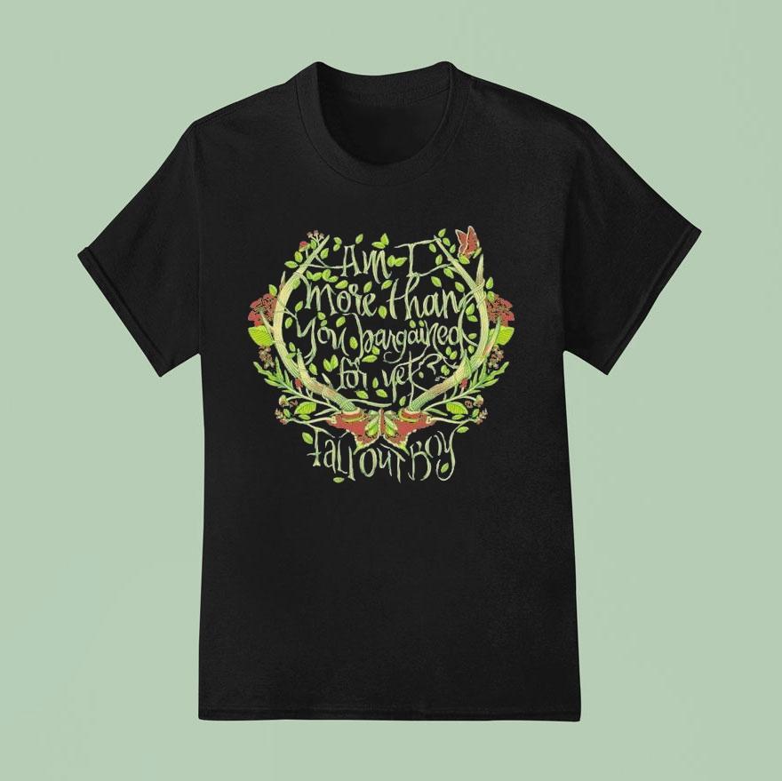 Fall Out Boy Am I More Than You Bargained For Yet Antler T Shirt