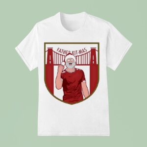 Father Kit Mas Football Logo Parody T Shirt
