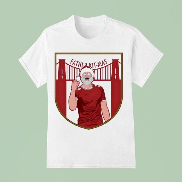 Father Kit Mas Football Logo Parody T Shirt
