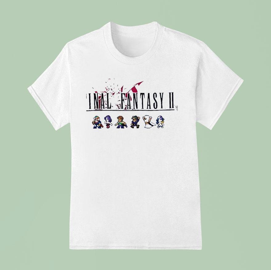 Final Fantasy Pixel Art Ii T Shirt