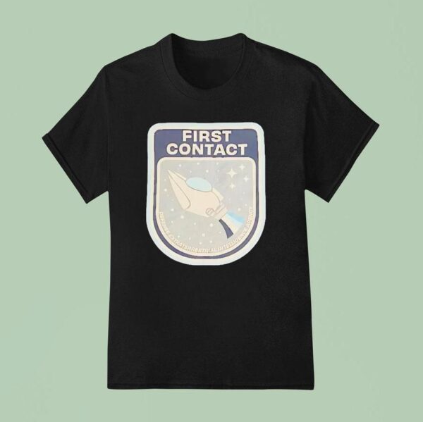 First Contact Defense Extraterrestrial Intelligence Agency T Shirt