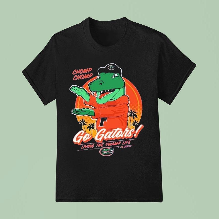 Florida Gators Chomp Chomp Living The Swamp Life Flogrown Rally Masco T Shirt
