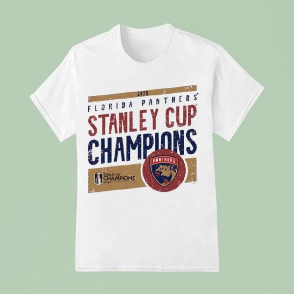 Florida Panthers Stanley Cup Champions Logo Vintage T Shirt