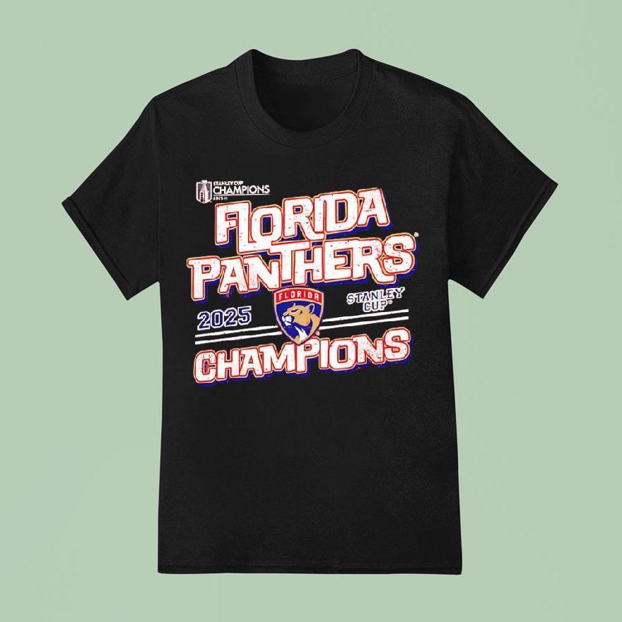 Florida Panthers Stanley Cup Champions Retro T Shirt