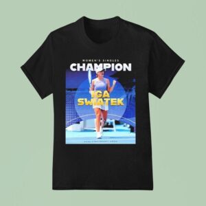 For The First Time Iga Swiatek Claimed Women Singles Champions Cincinnati Open T Shirt