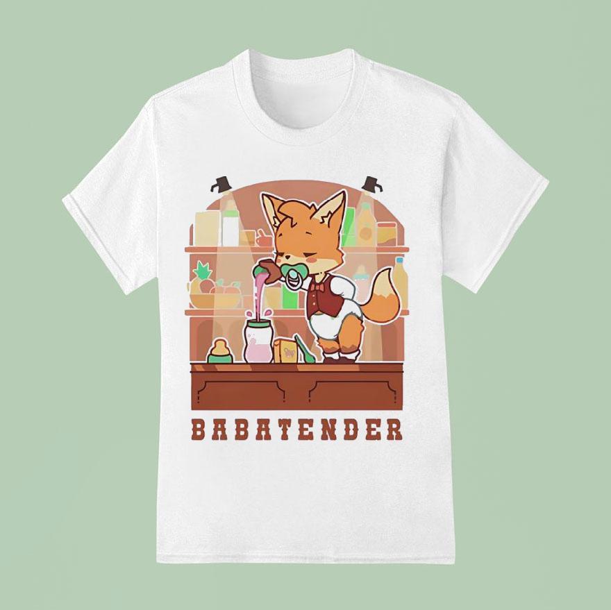 Fox Babatender Cartoon T Shirt