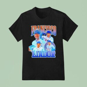 Francisco Lindor New York Mets Baseball Signature T Shirt