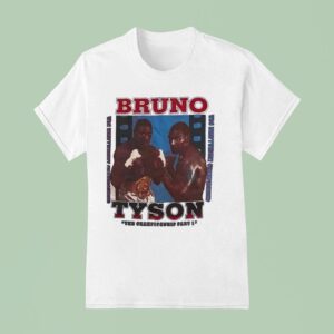 Frank Bruno Vs Mike Tyson Wbc Heavyweight Championship Vintage T Shirt
