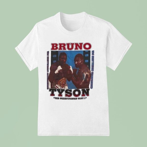 Frank Bruno Vs Mike Tyson Wbc Heavyweight Championship Vintage T Shirt