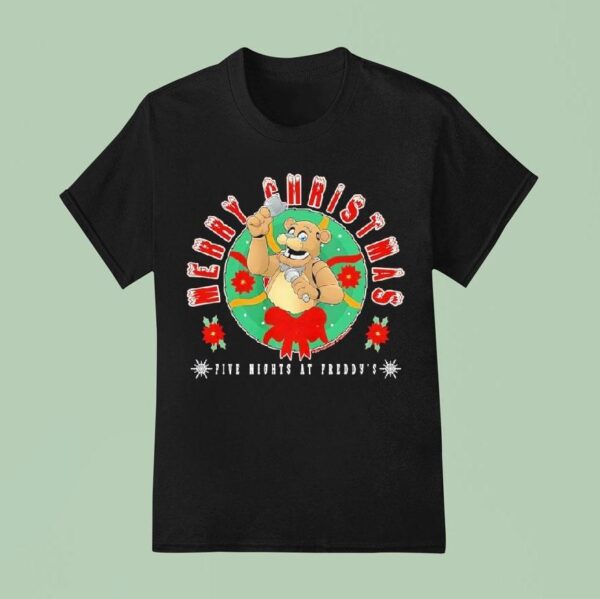 Freddy Fazbear Merry Christmas Five Nights At Freddy S T Shirt