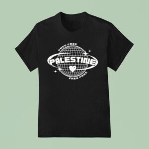 Free Palestine Globe T Shirt