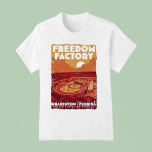 Freedom Factory Day And Night United States Of America T Shirt