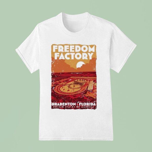 Freedom Factory Day And Night United States Of America T Shirt