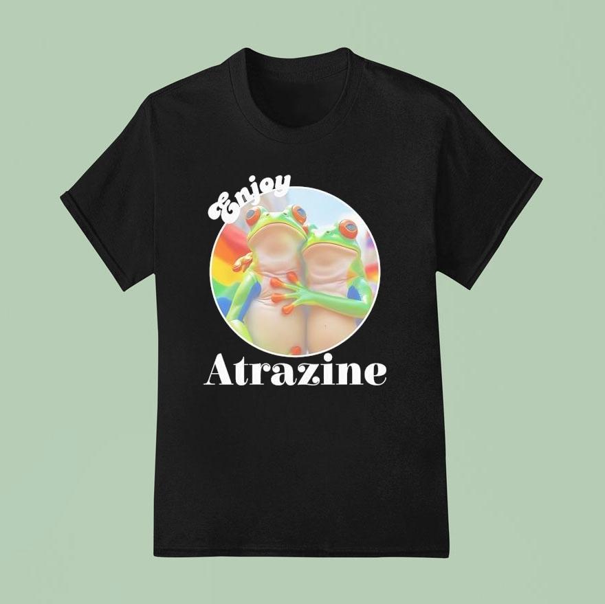 Frog Couple Enjoy Atrazine T Shirt