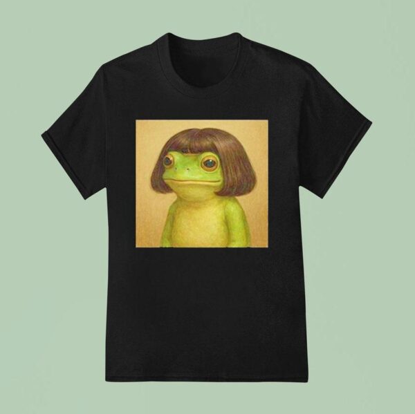 Frog Face With Bob Haircu T Shirt