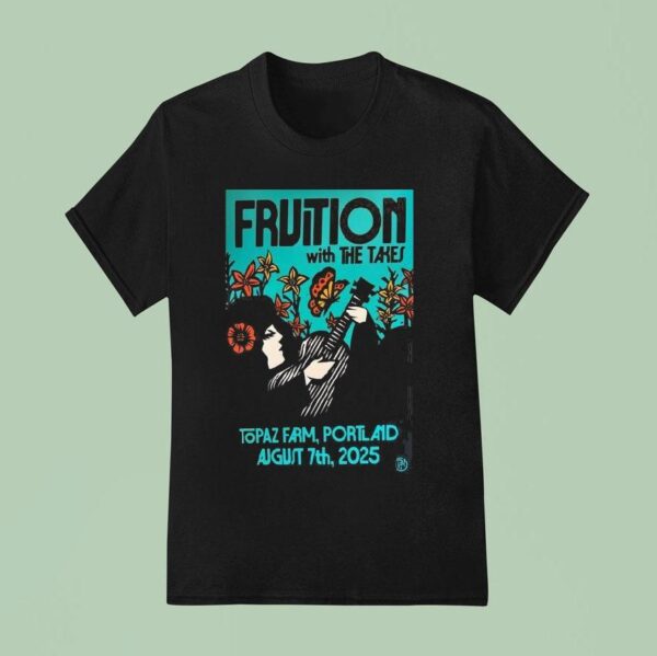 Fruition Topaz Farm August Portland Or Tour T Shirt