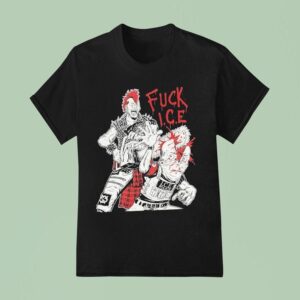 Fuck Ice Ice Police Rock Punk T Shirt