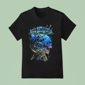 Full Metal Cruise Into The Abyss Skull T Shirt