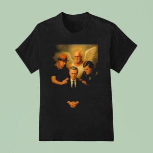 Gavin Newsom And Hulk Hogan Tucker Carlson The Chosen One A Fantastic T Shirt