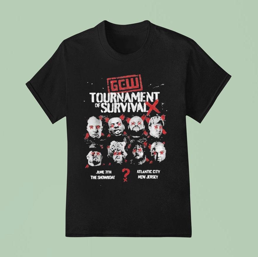 Gcw Gamechangerwrestling Tournament Of Survival Even T Shirt