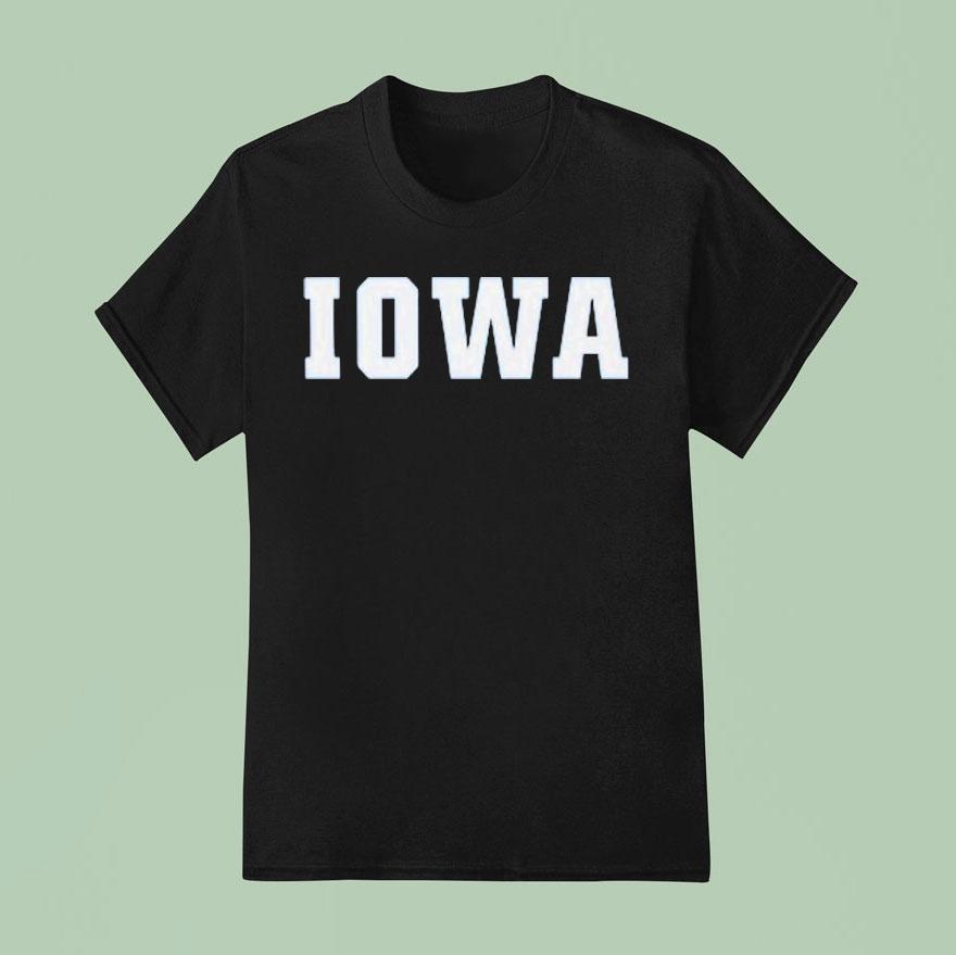 Gen V Sam Riordan Wearing Iowa T Shirt