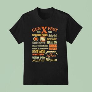 Gen X Fest The Rotary Phones Retro T Shirt