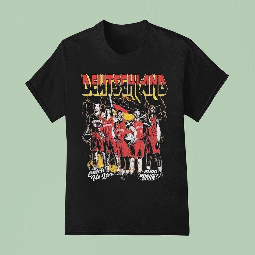 Germany Catch Us Live Euro Basket T Shirt