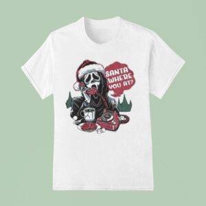 Ghostface Santa Where You At Christmas T Shirt