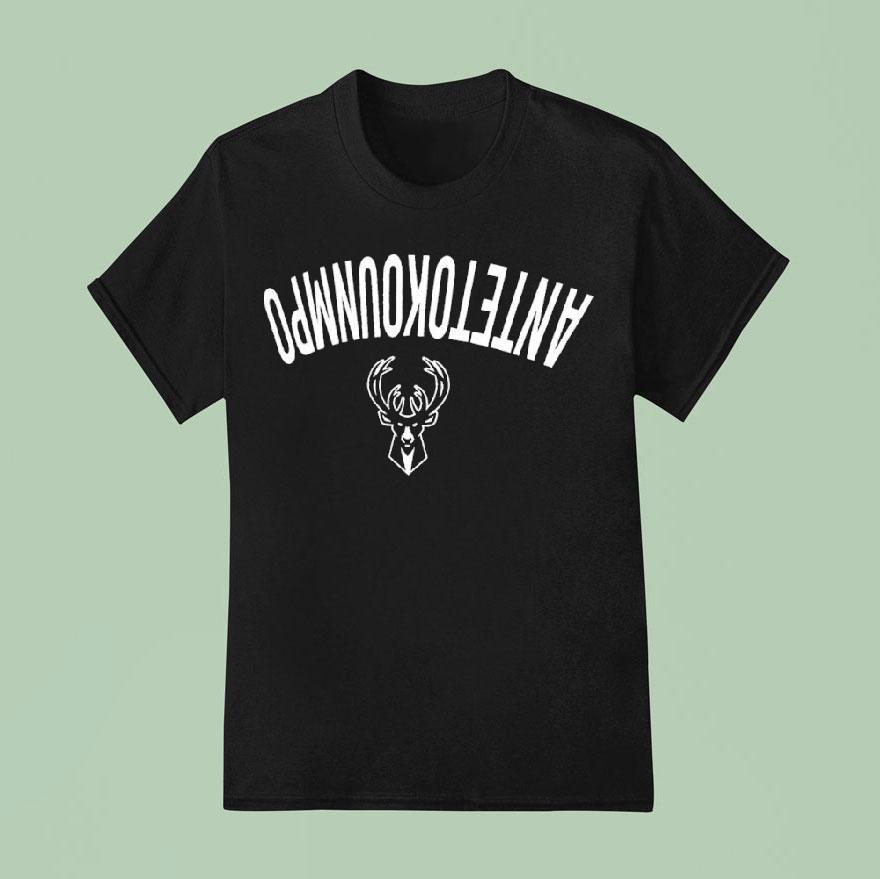 Giannis Antetokounmpo Invert Milwaukee Bucks T Shirt