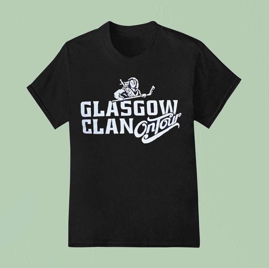 Glasgow Clan On Tour Hockey T Shirt