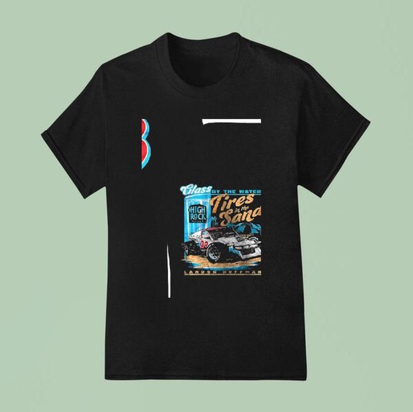 Glass By The Water Tires In The Sand High Rock Vodka Modified Graphic Signature T Shirt