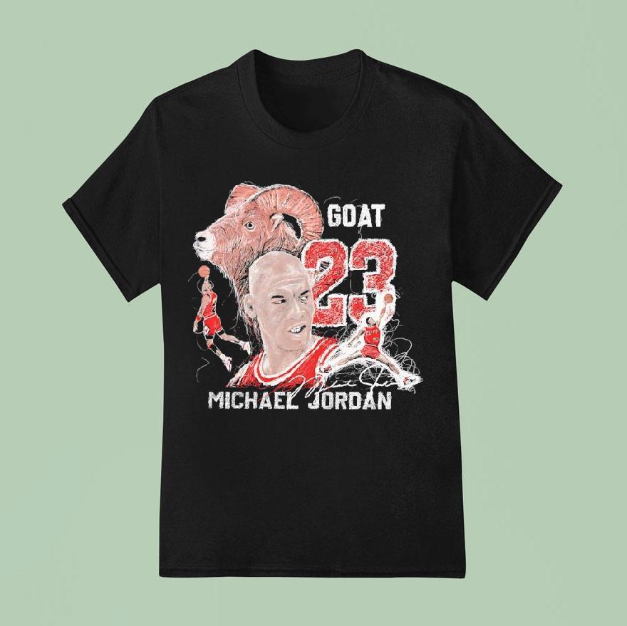 Goat Michael Jordan Chicago Bulls Basketball Ar T Shirt