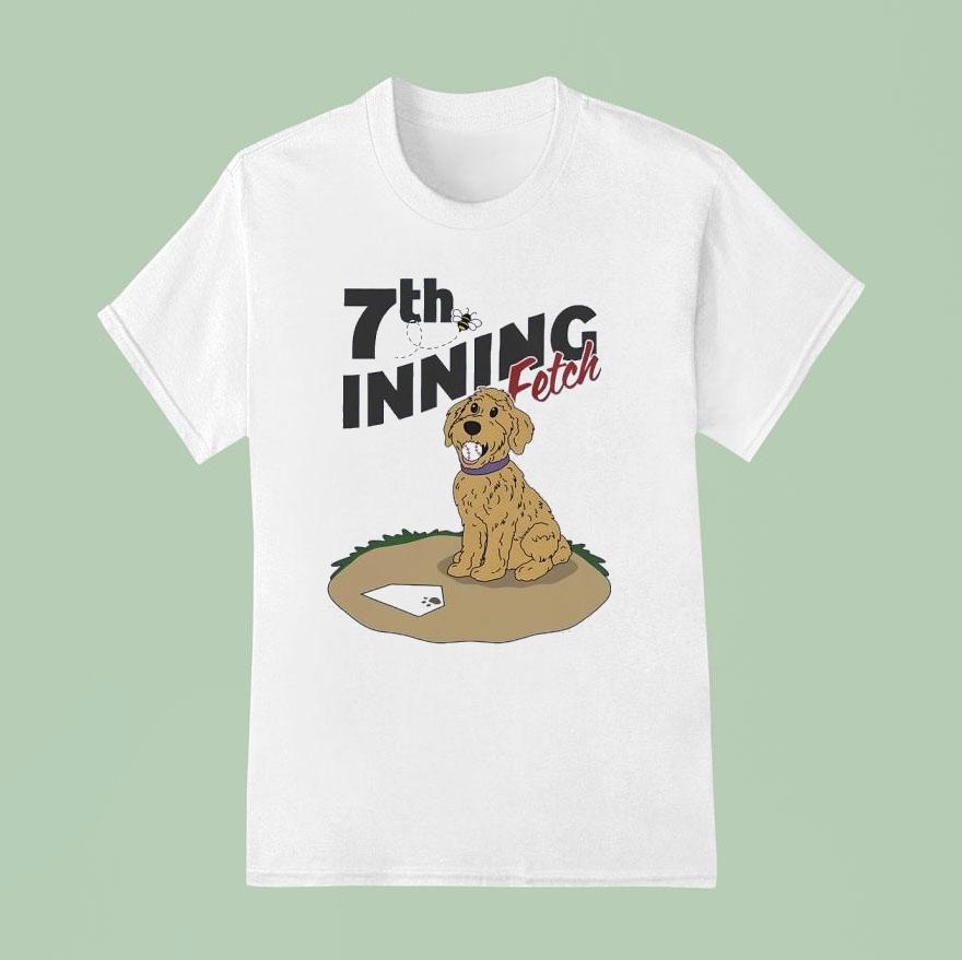 Golden Doodle Th Inning Fetch Baseball T Shirt