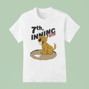 Golden Retriever Th Inning Fetch Baseball T Shirt