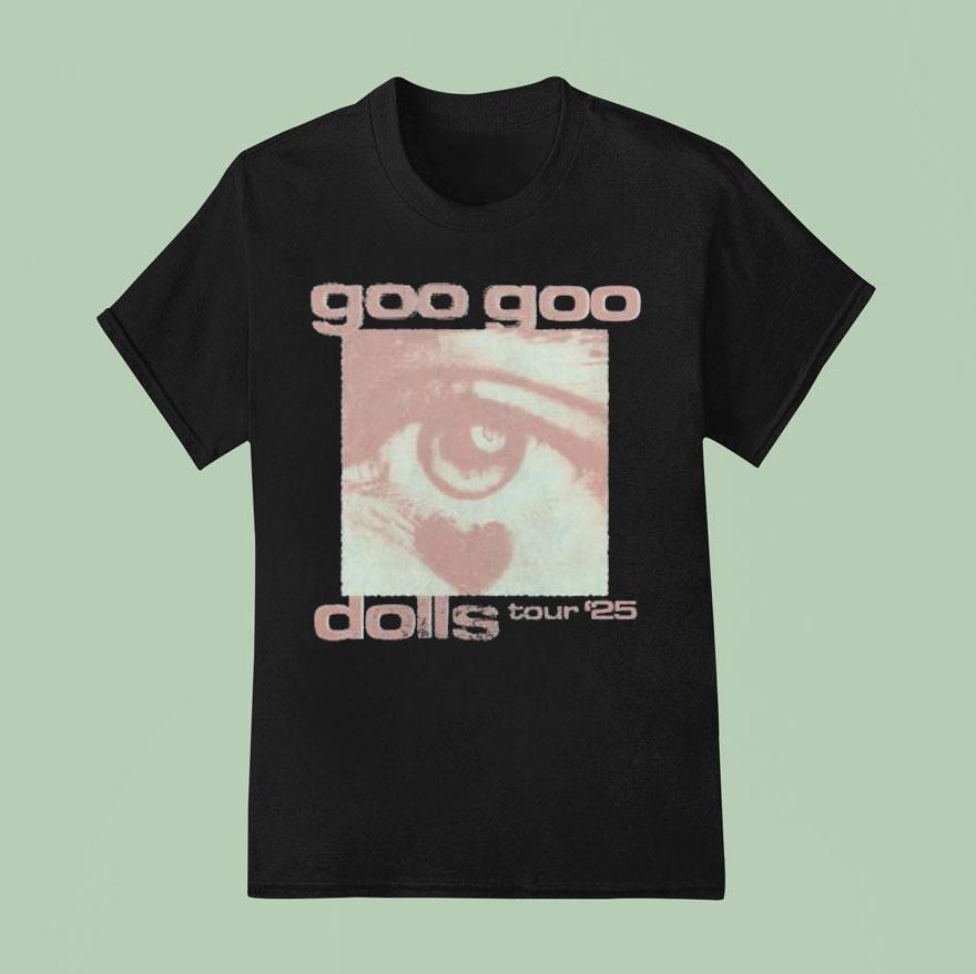 Goo Goo Dolls Eye Dateback Faded Tour T Shirt