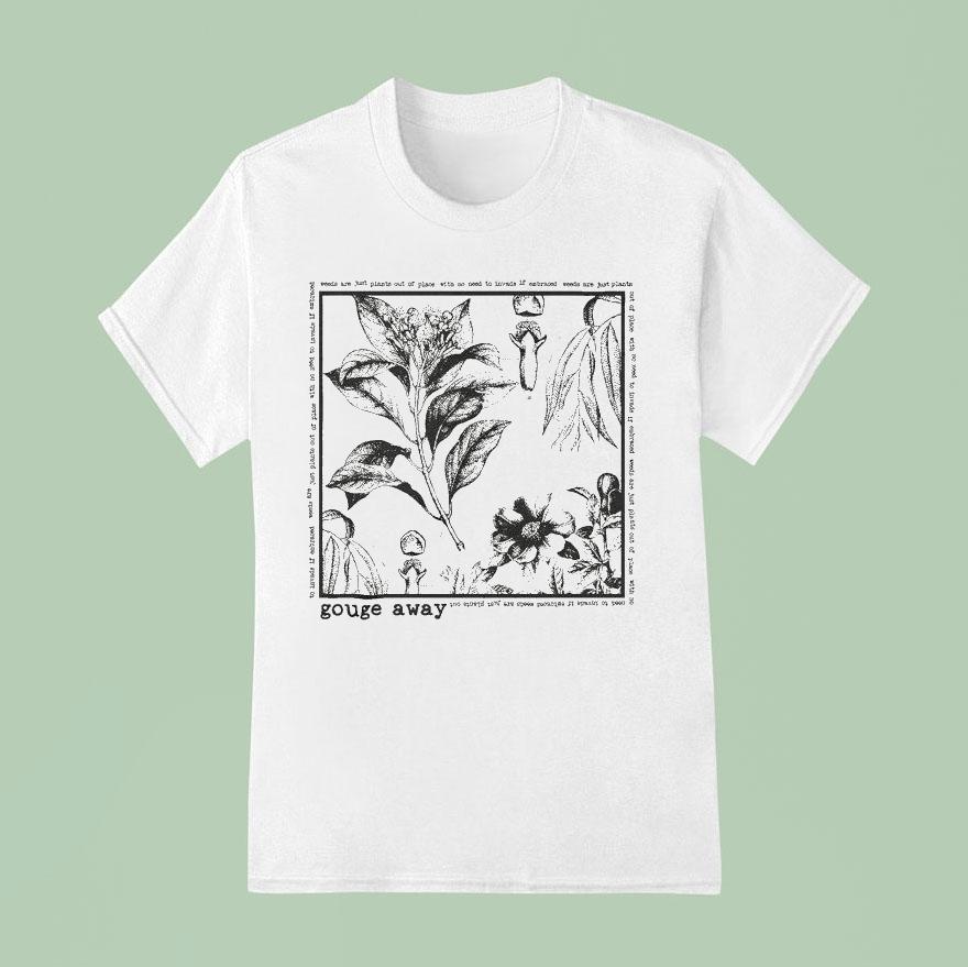Gouge Away Wildflowers T Shirt