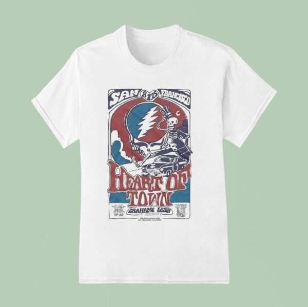 Grahame Lesh And Friends Grateful Dead Years Celebration Heart Of Tour On San Francisco On August T Shirt