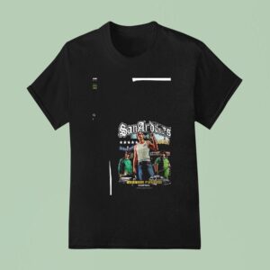 Grand Theft Auto San Andreas Mission Passed Respect Ah Shit Here We Go Again T Shirt