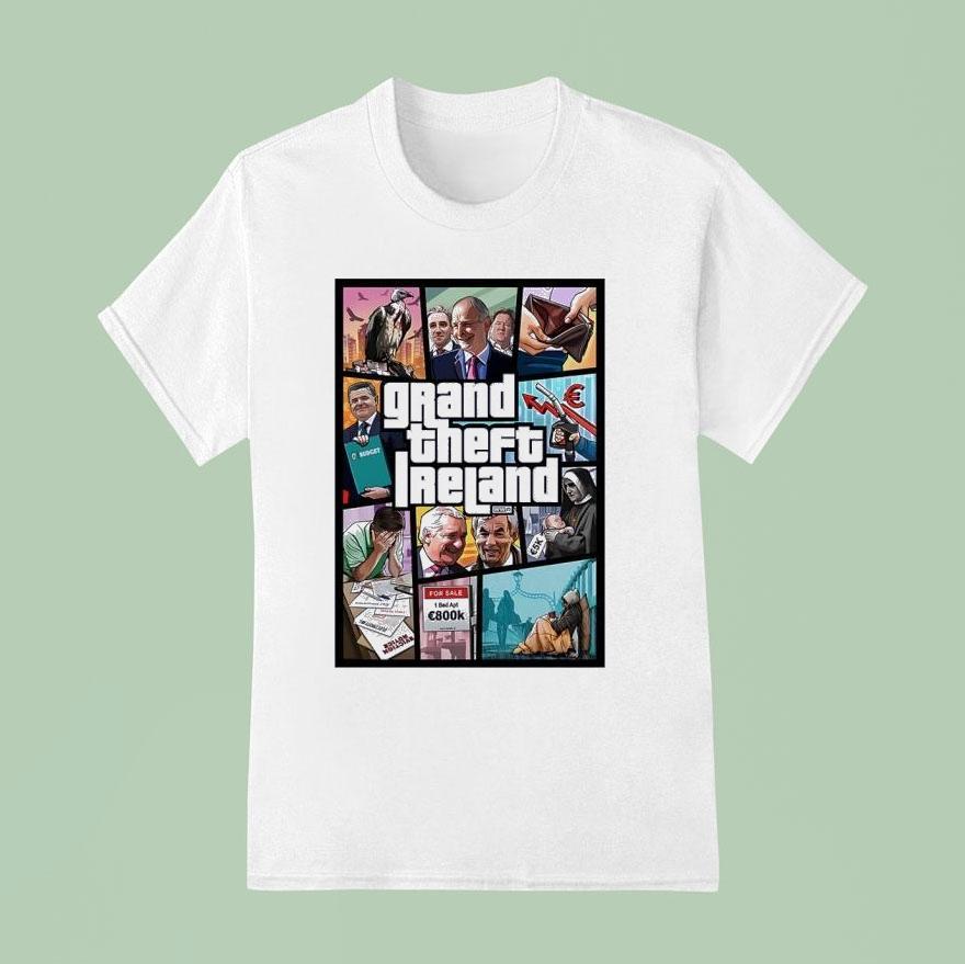 Grand Theft Ireland T Shirt