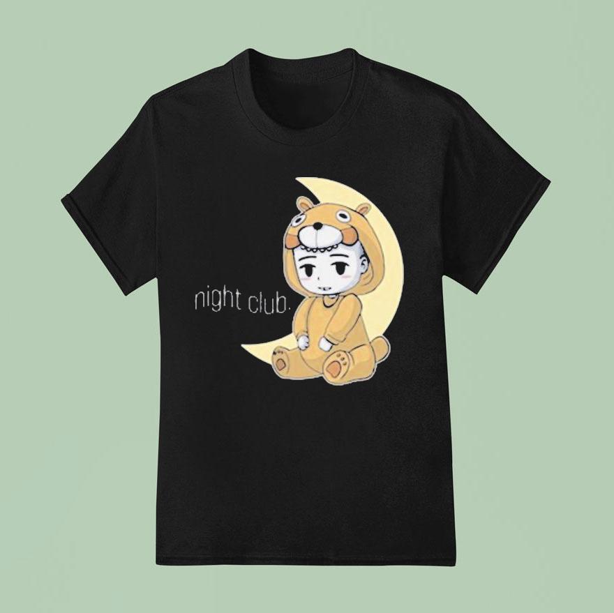 Grandpoobear Night Club Sleepy T Shirt
